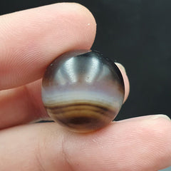 Antique Ancient INDO Himalaya Agate stone Bead Suleimani Agate 18.5mm
