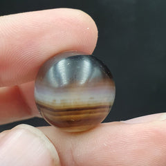 Antique Ancient INDO Himalaya Agate stone Bead Suleimani Agate 18.5mm