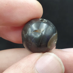Antique Ancient INDO Himalaya Agate stone Bead Suleimani Agate 19.5mm