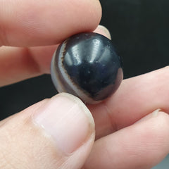 Antique Ancient INDO Himalaya Agate stone Bead Suleimani Agate 19.8mm