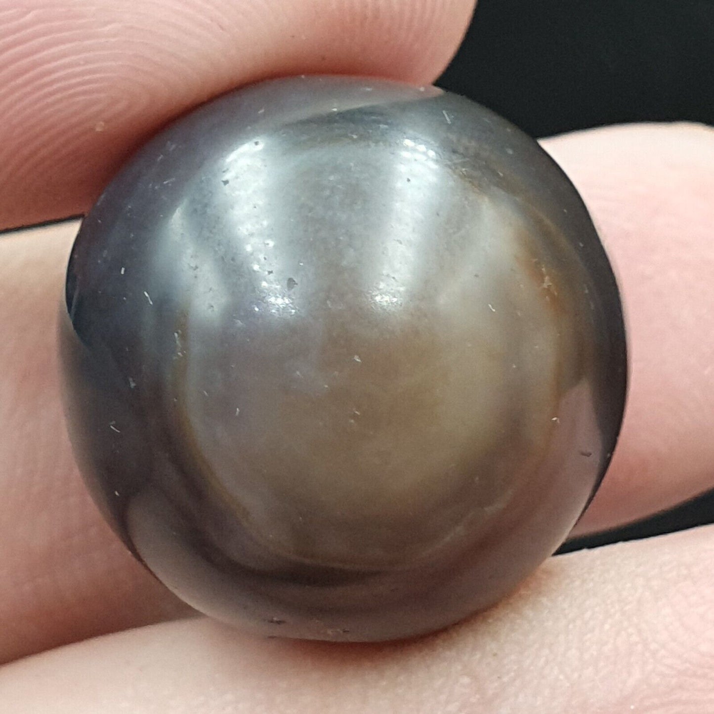 Antike antike INDO-Himalaya-Achat-Steinperle, Suleimani-Achat, 19,8 mm