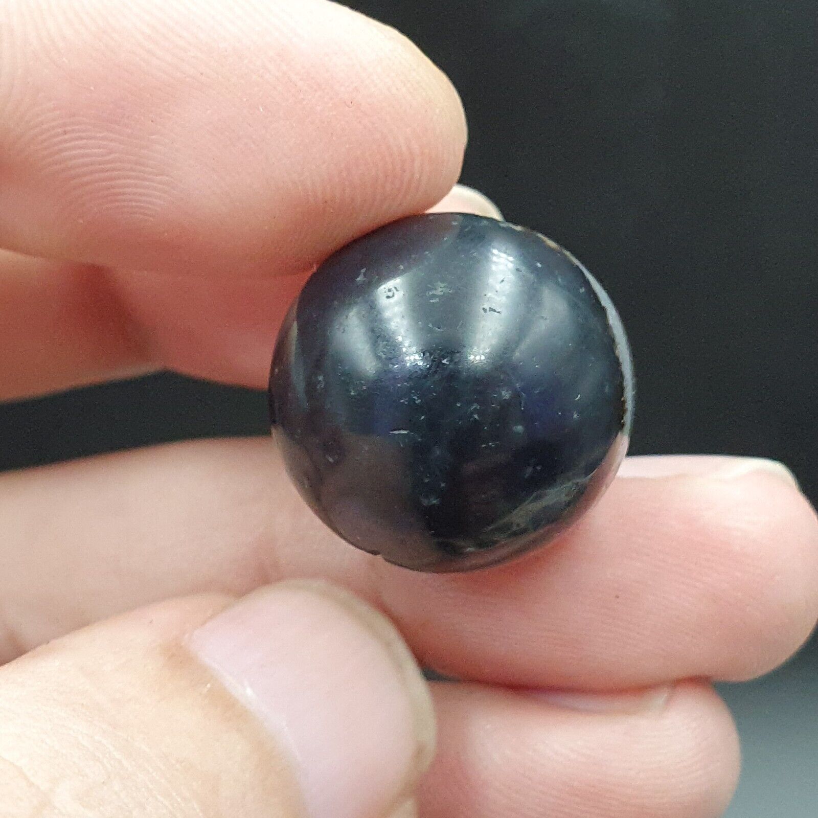 Antique Ancient INDO Himalaya Agate stone Bead Suleimani Agate 19.8mm