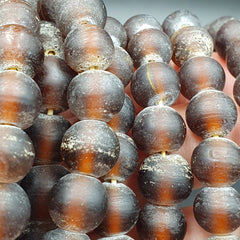 Antique Vintage Ven glass beads Aventurine fancy trade Beads 11MM Strand