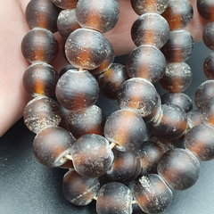 Antique Vintage Ven glass beads Aventurine fancy trade Beads 11MM Strand