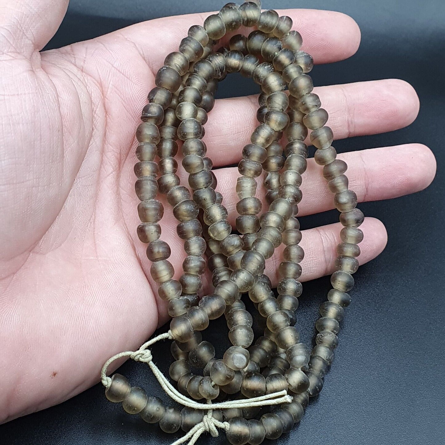 Antike Vintage Ven Glasperlen Handelsperlen 8-9MM Strang