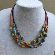 East Oasis Vintage Chevron and Seed Bead Necklaces Wholesale Lot of 20