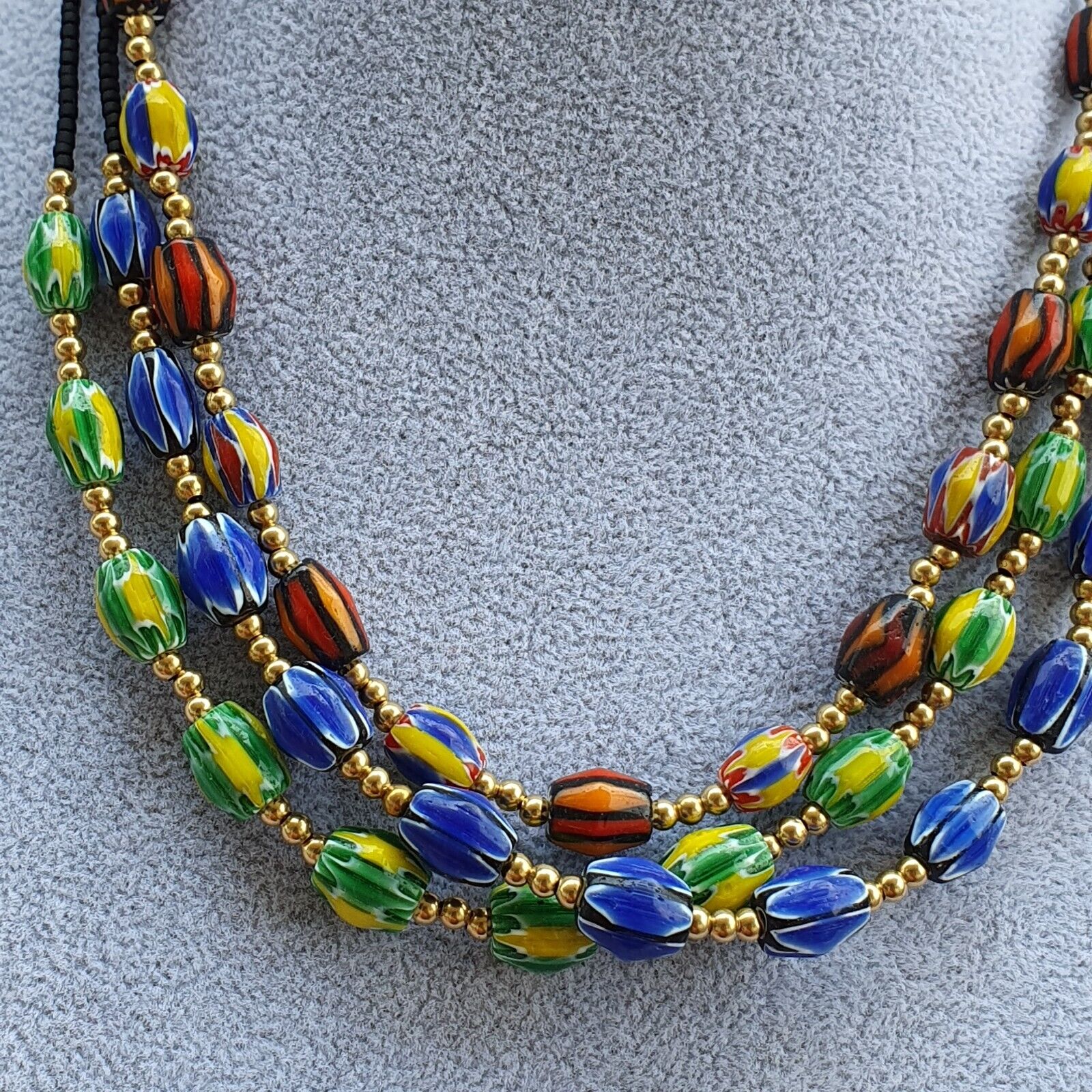 Lot 20 Necklaces Chevron and Seed Beads Wholesale Lot for Beads Reseller.