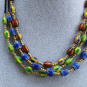 East Oasis Vintage Chevron and Seed Bead Necklaces Wholesale Lot of 20