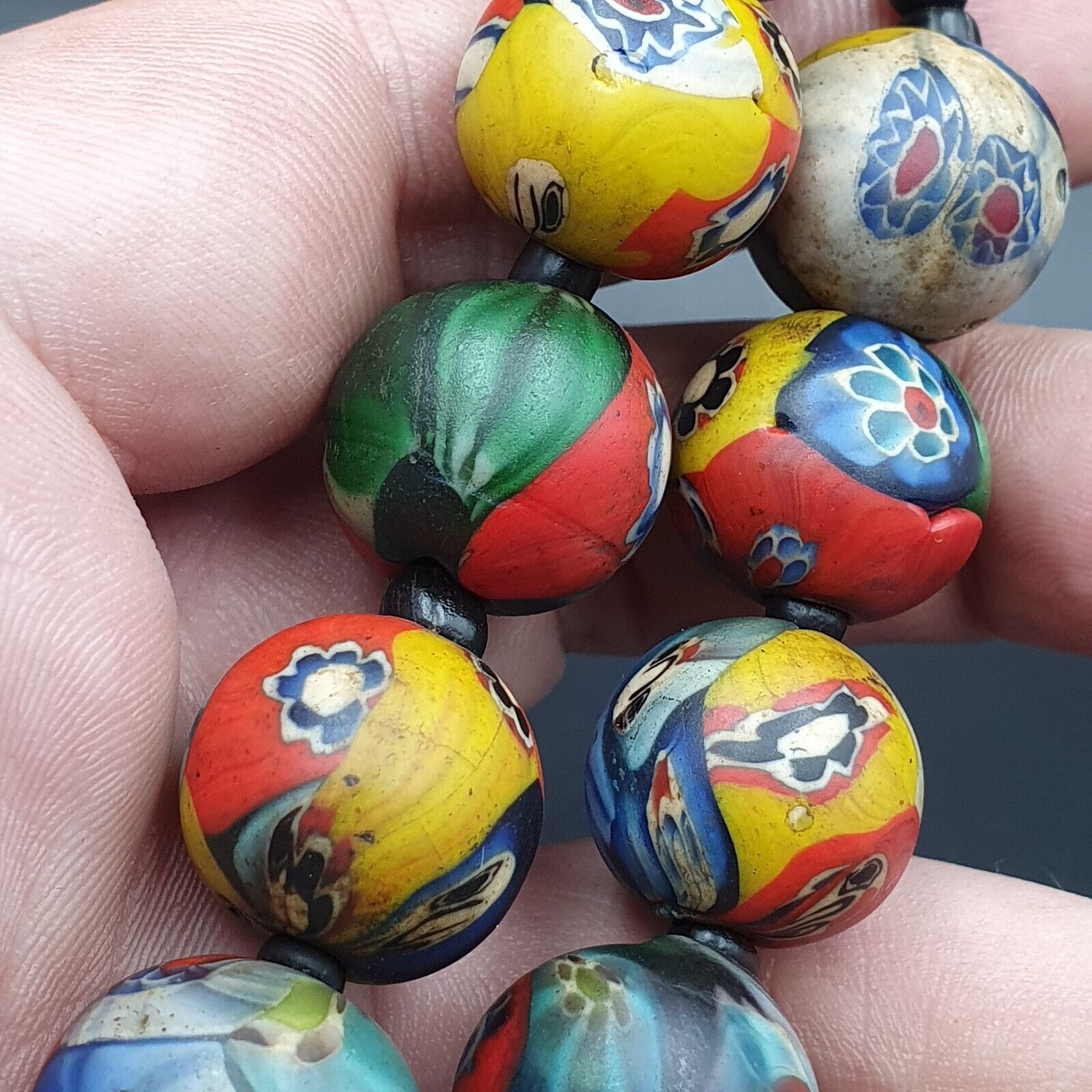 Beautiful Old Tibetan Trade Jewelry With Coral & Turquoise Necklace