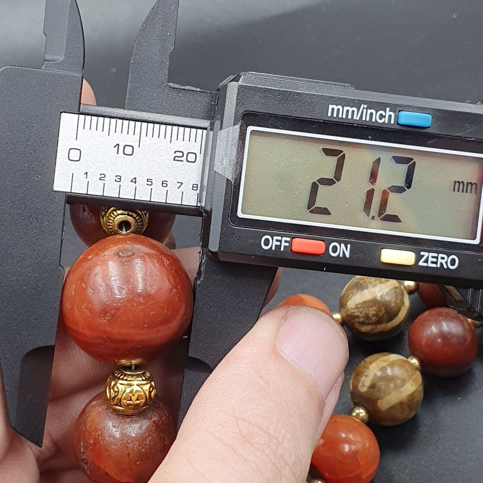 South East Asian Antiquities Ancient Agate Old Brumes Buddhain Pumtek Bead