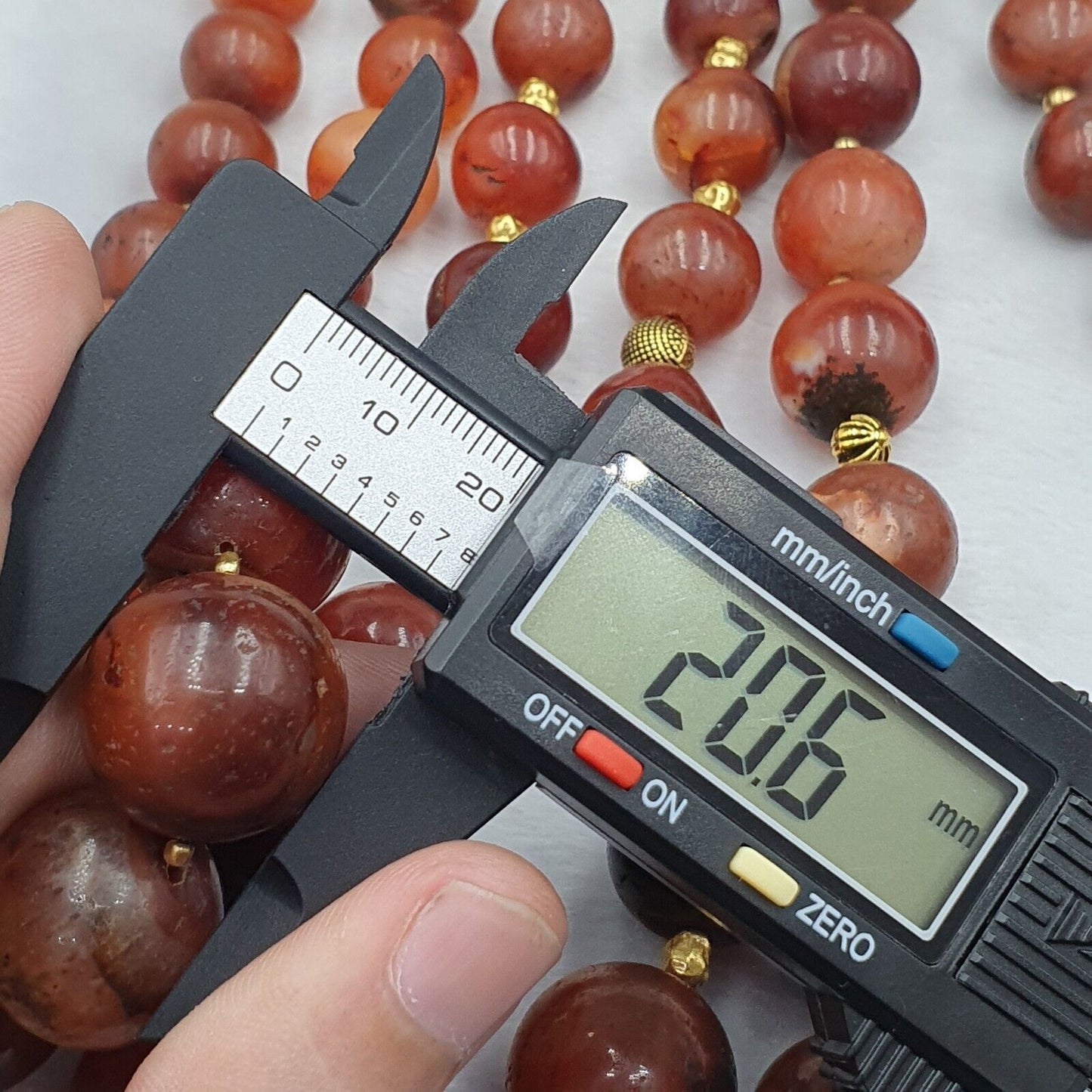 581 Gramm alte antike indotibetische Karneol-Achat-Perlen, Los 3 Halsketten