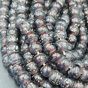 East Oasis Vintage Garnet Red Glass Trade Beads 10mm 24 Inch Full Strand