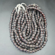 East Oasis Vintage Garnet Red Glass Trade Beads 10mm 24 Inch Full Strand