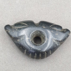 Antique Black Magnetic Stone mysterious animal carving Jade Amulet Stone MG -5