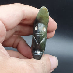 Antique Stone Jade mysterious Creature Animal carving stone Amulet   JD-8