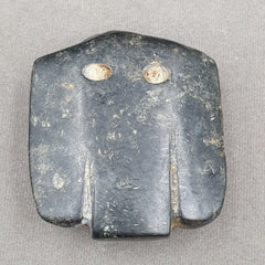 Antique Black Magnetic Stone mysterious animal carving Jade Amulet Stone MG - 2