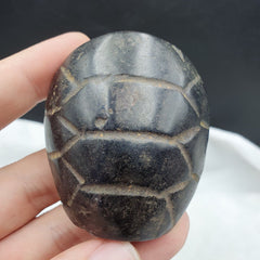 Antique Black Magnetic Stone mysterious animal carving Jade Amulet Stone MG-8