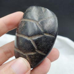 Antique Black Magnetic Stone mysterious animal carving Jade Amulet Stone MG-8