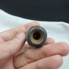 Antique Black Magnetic Stone mysterious animal carving Jade Amulet Stone MG-7