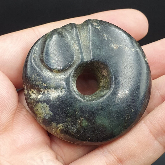 Antique Jade Stone Carving Stone Pendent Amulet JD26