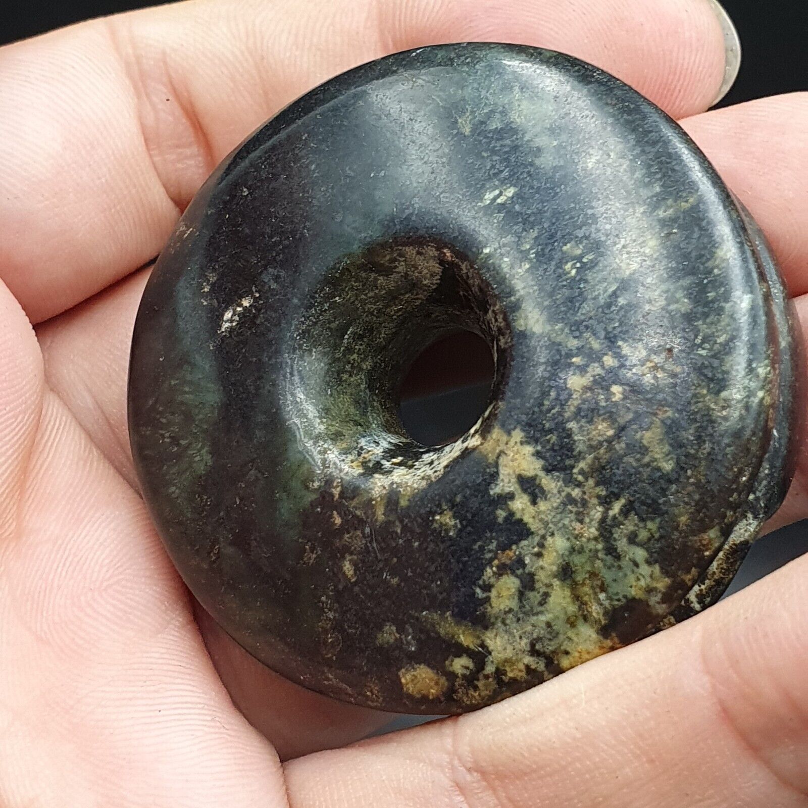 Antique jade Stone carving stone Pendent Amulet  JD26