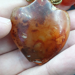 N28 Antique Himalayan Tibetan Agate Beads Dragon Skin Carnelian beads Necklace