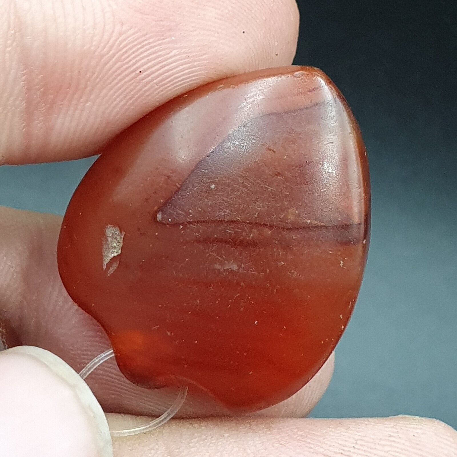 Antique Ancient Lot 3 Agate Pendent Old Himalayan Tibetan African AGATE Bead