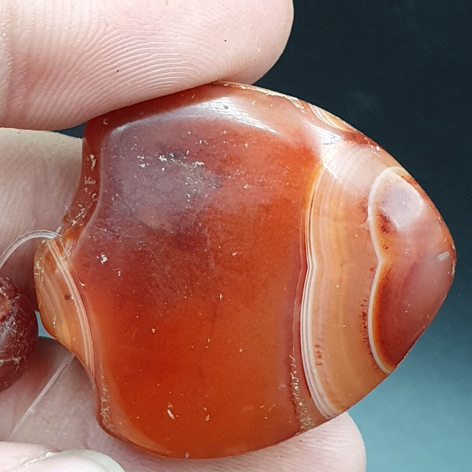 Antique Ancient Lot 3 Agate Pendent Old Himalayan Tibetan African AGATE Bead