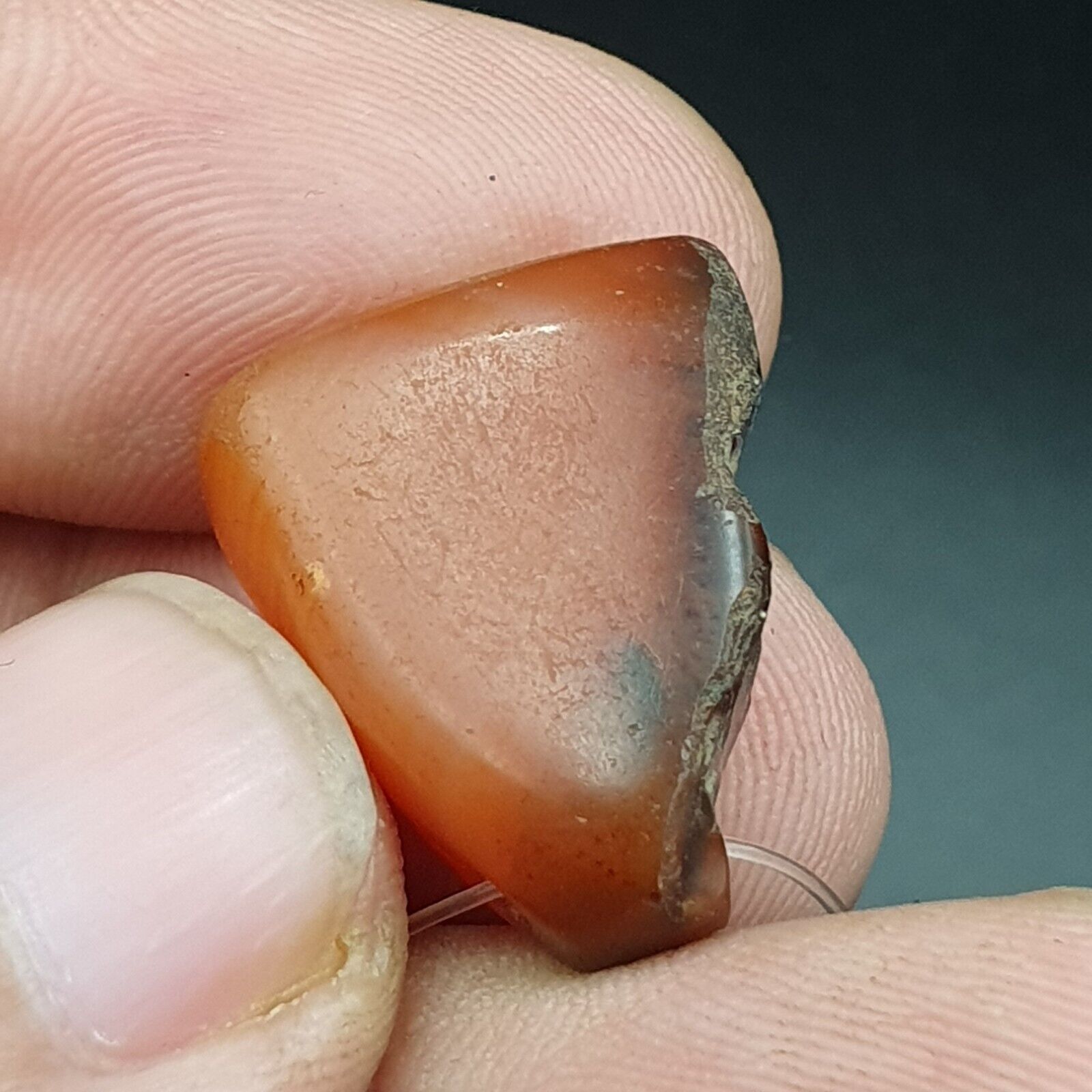 Antique Ancient Lot 5 Agate Pendent Old Himalayan Tibetan African AGATE Bead