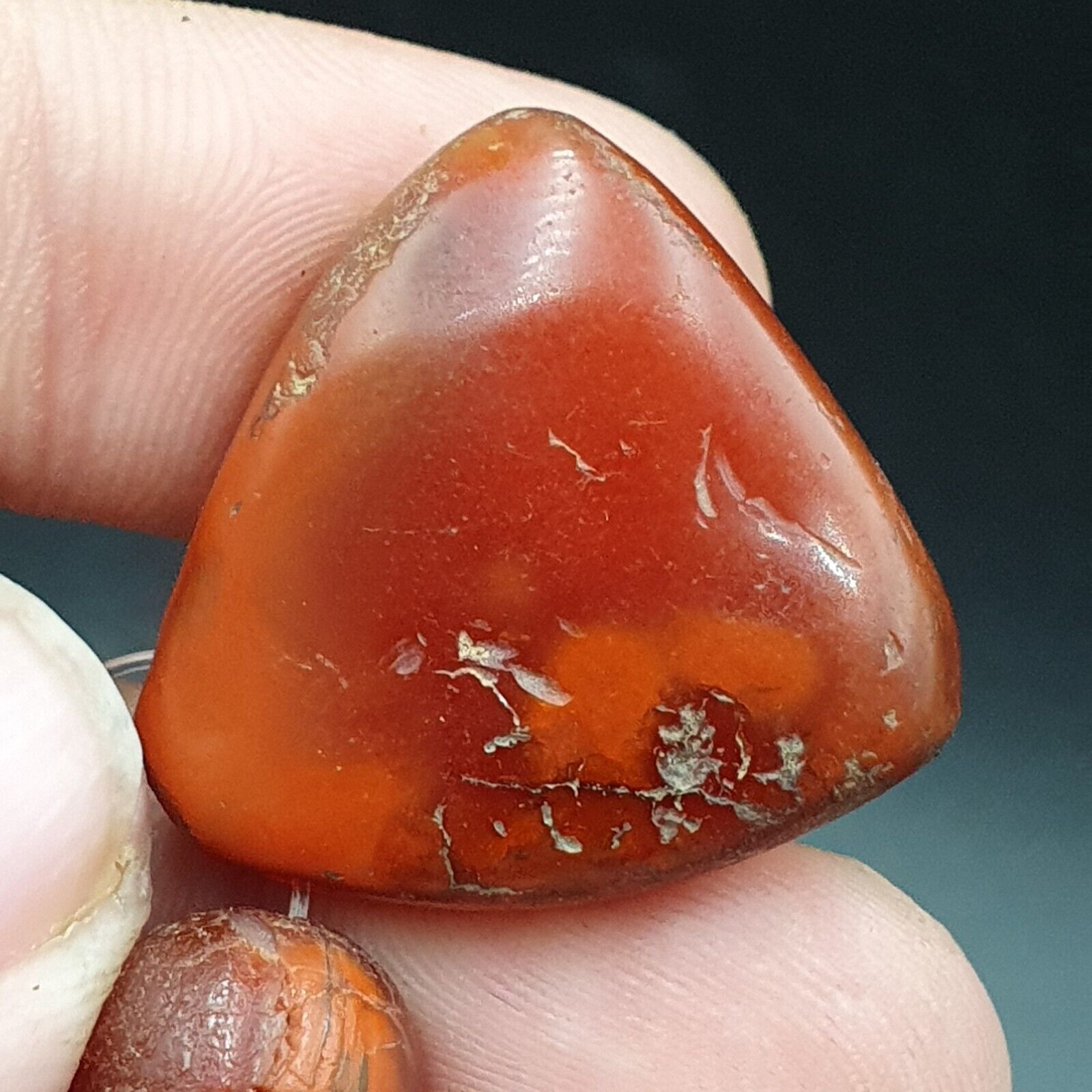 Antique Ancient Lot 3 Agate Pendent Old Himalayan Tibetan African AGATE Bead