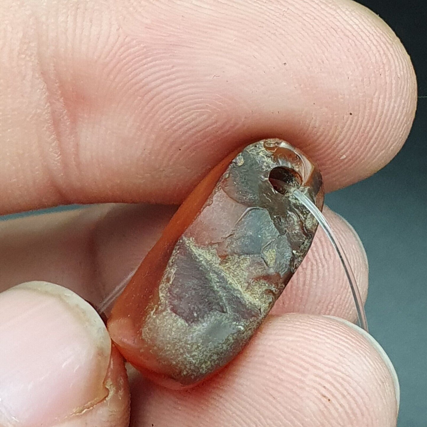 古董古代批次 5 瑪瑙吊墜老喜馬拉雅西藏非洲瑪瑙珠