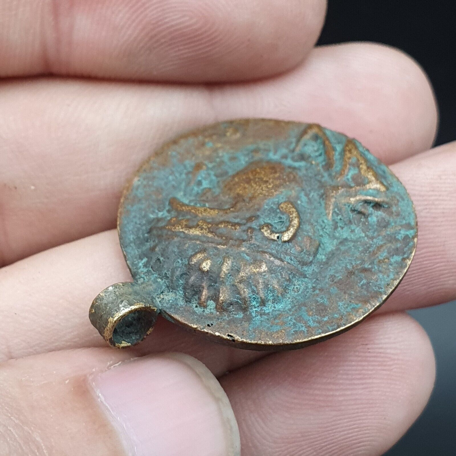 Unresearched Wonderful Ancient Antique Style Old Coin Unique Style Coin