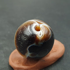 Ancient Antique Agate Suleimani Bead Pure Patterns Amulet Religious Antiquities
