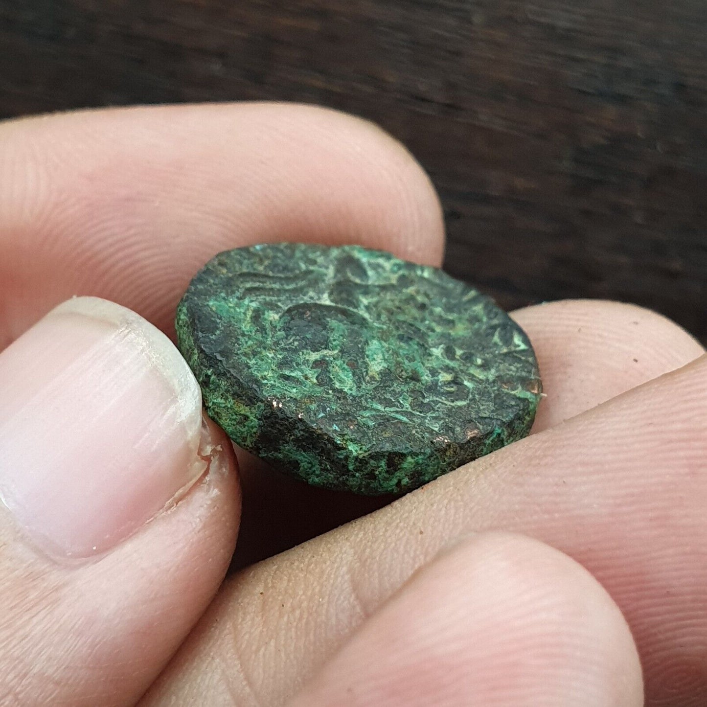 貴霜皇帝維瑪·塔克托 (Vima Takto) 又名索特·梅加斯 (Soter Megas)（公元 80-90 年）古代銅幣