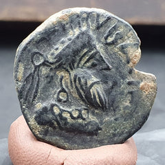 Ancient Antique Rare SASANIAN Kushan Empire Bronze Coin (Circa 55-105AD) CNL#6