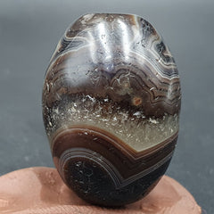 Ancient Antique Agate Suleimani Bead Pure Patterns Amulet Religious Antiquities
