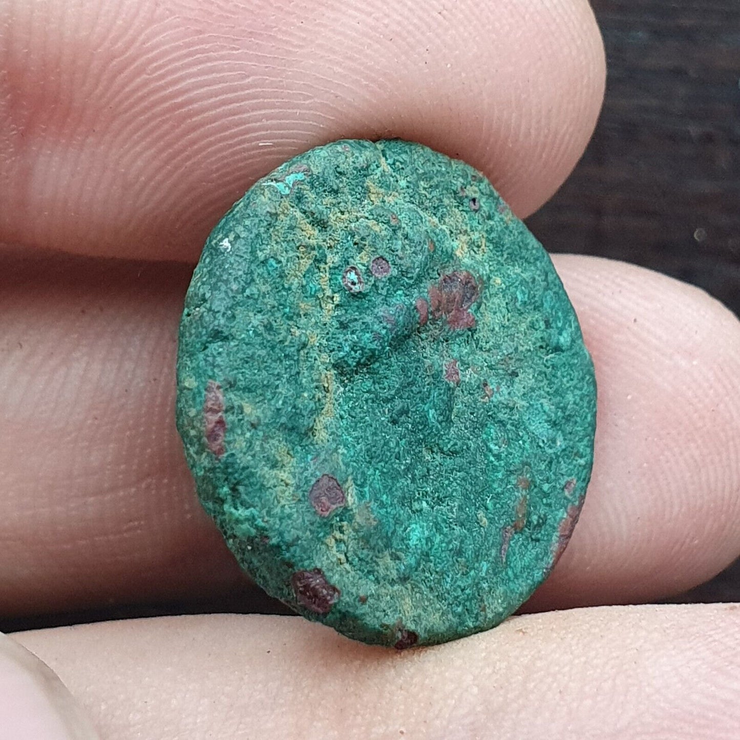 古代古董稀有希臘貴霜帝國銅幣（約公元 55-105 年）CNL#2