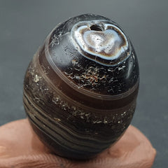 Ancient Antique Agate Suleimani Bead Pure Patterns Amulet Religious Antiquities