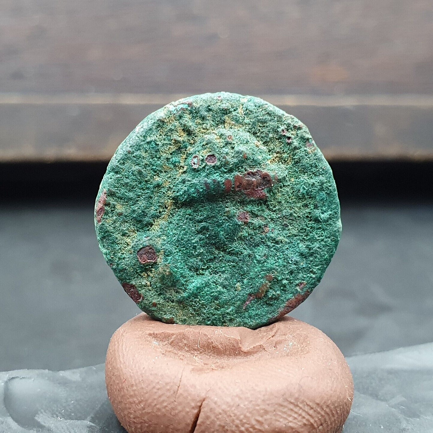 古代古董稀有希臘貴霜帝國銅幣（約公元 55-105 年）CNL#2
