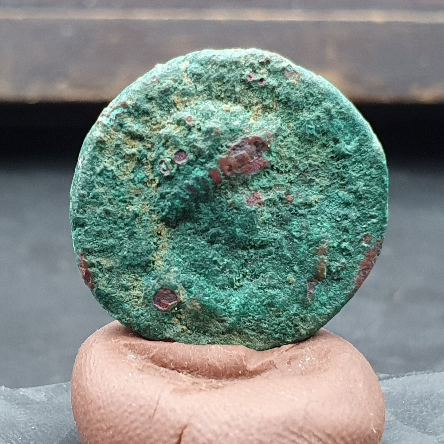 古代古董稀有希臘貴霜帝國銅幣（約公元 55-105 年）CNL#2