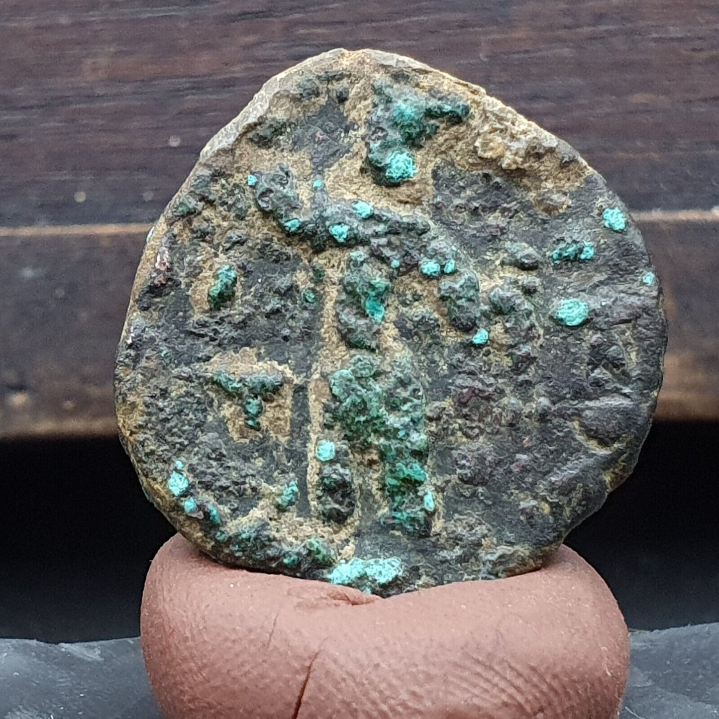 古代古董稀有印度希臘貴霜銅幣（公元 155-189 年）CNL1