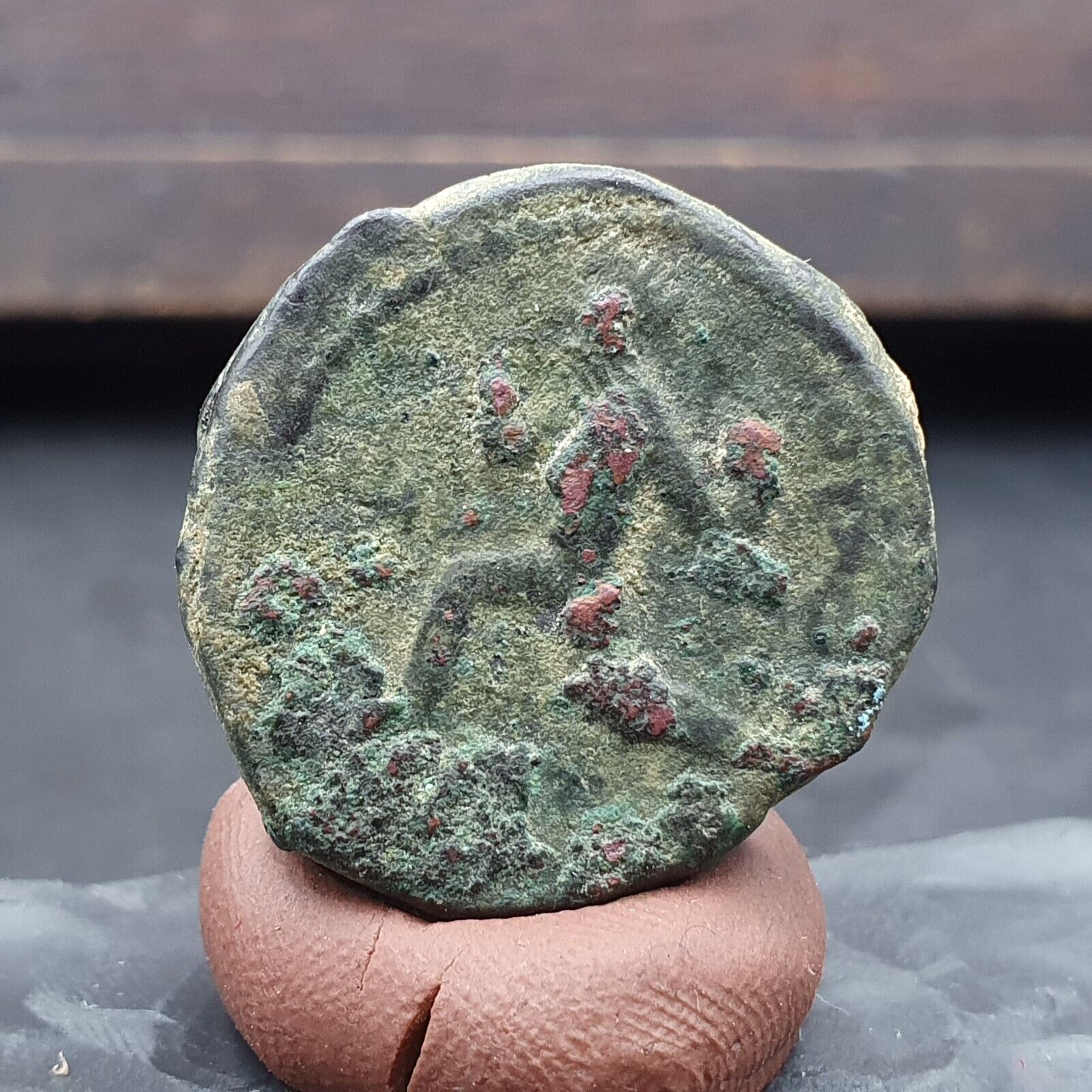 Ancient Decapolis. Esbus. Elagabalus. 218-222 AD Empire Bronze Coin  CNL#5