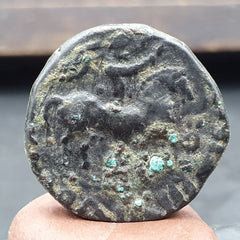 Ancient 1 Tetradrachm 80-100 Kushan Empire (60-375) Bronze Vima Takto  CNL#7