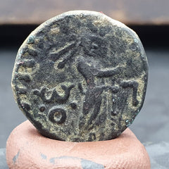 Ancient 1 Tetradrachm 80-100 Kushan Empire (60-375) Bronze Vima Takto  CNL#7