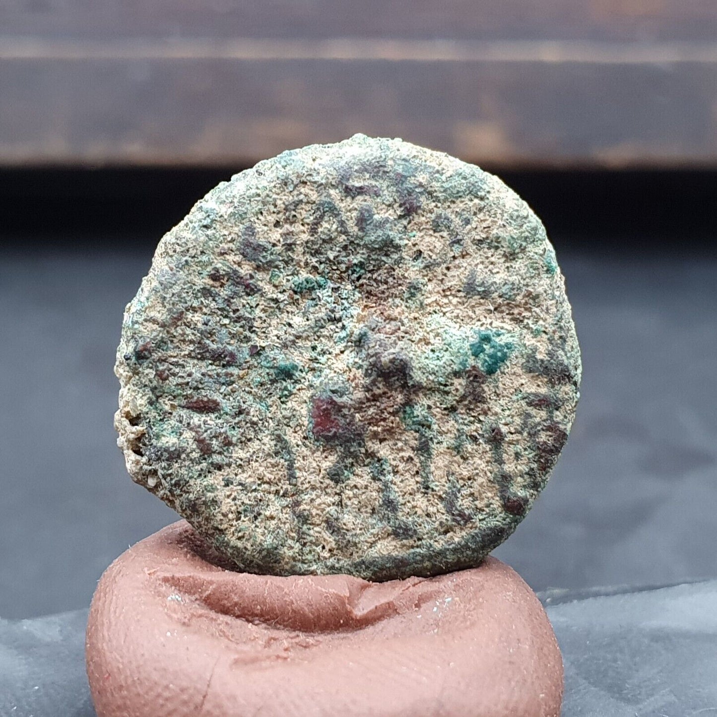 古代古董稀有希臘貴霜帝國銅幣（約公元 55-105 年）CNL#3