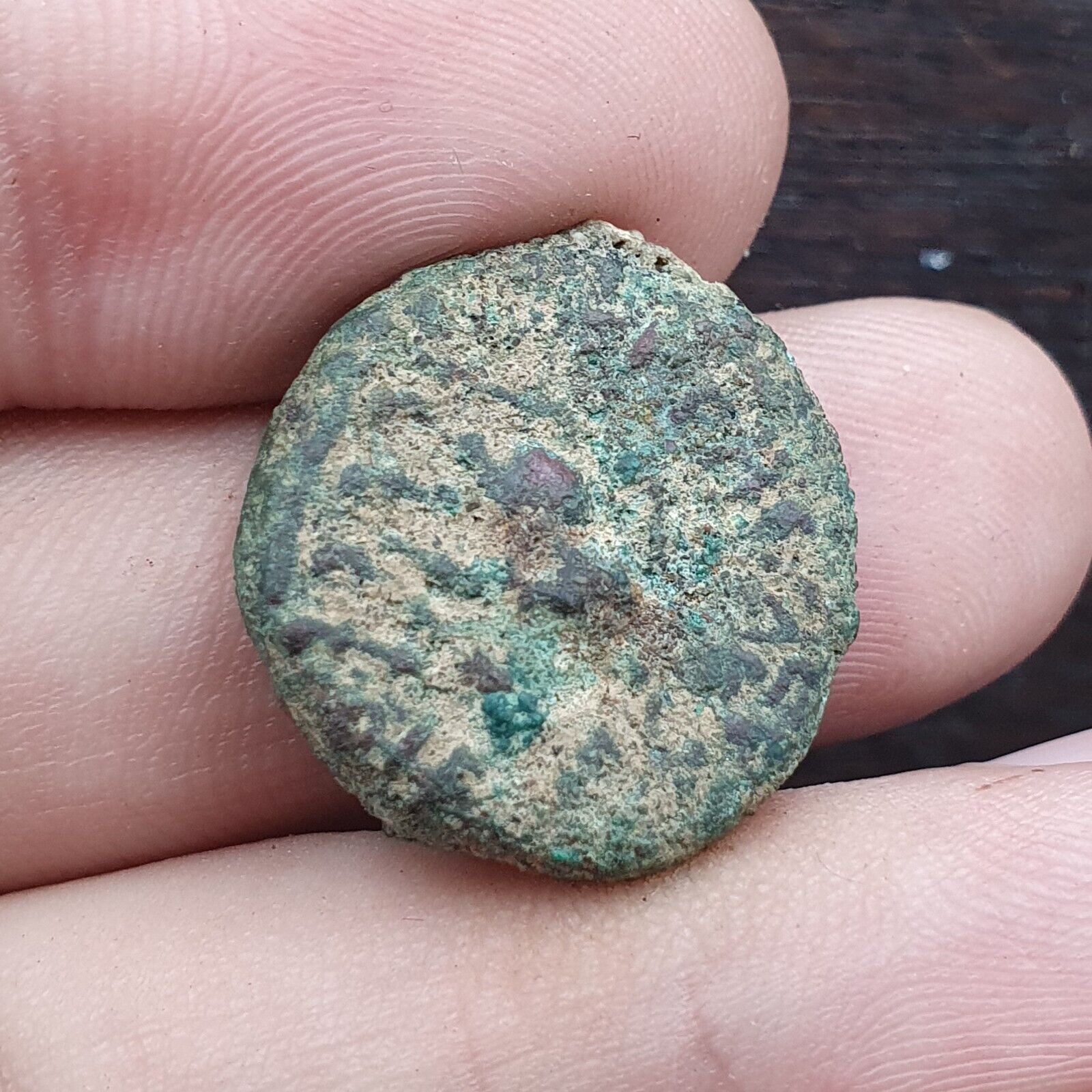 Ancient Antique Rare Greek Kushan Empire Bronze Coin (Circa 55-105AD) CNL#3