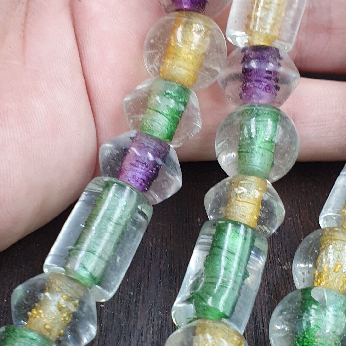 復古手工手工吹製燈飾玻璃珠串稀有工藝品 #2