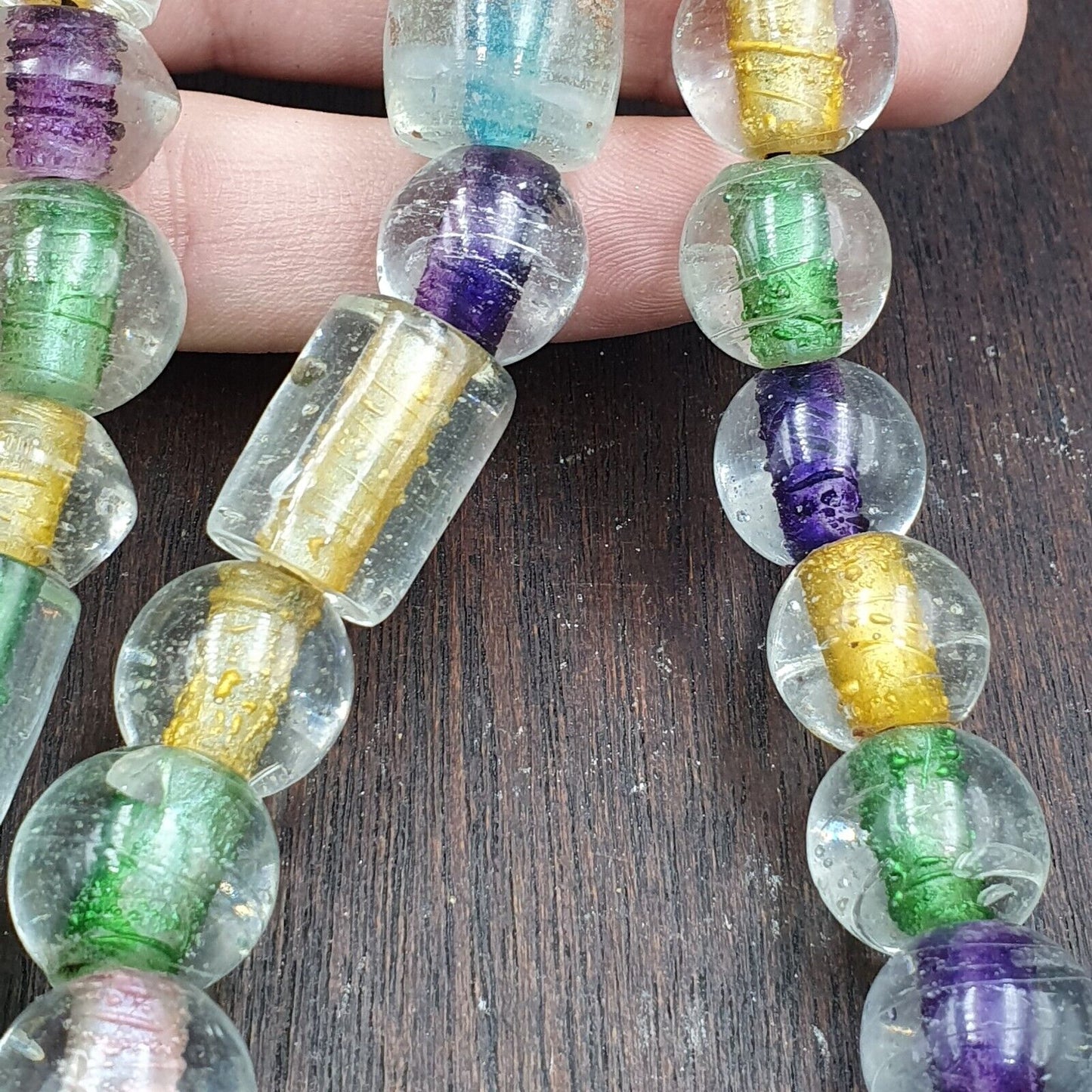 復古手工手工吹製燈飾玻璃珠串稀有工藝品 #2