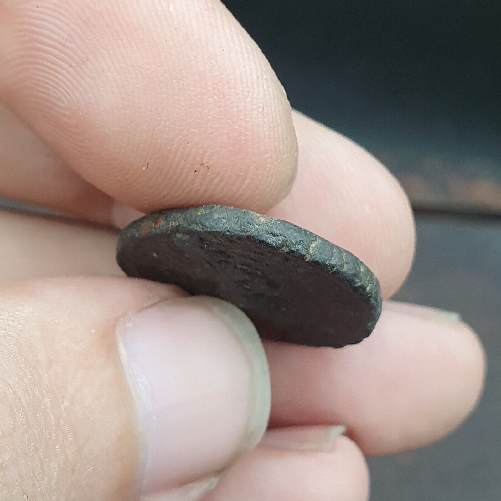 Genuine ANCIENT GREEK ROMAN BYZANTINE KUSHAN Coin Green Patina coin C12