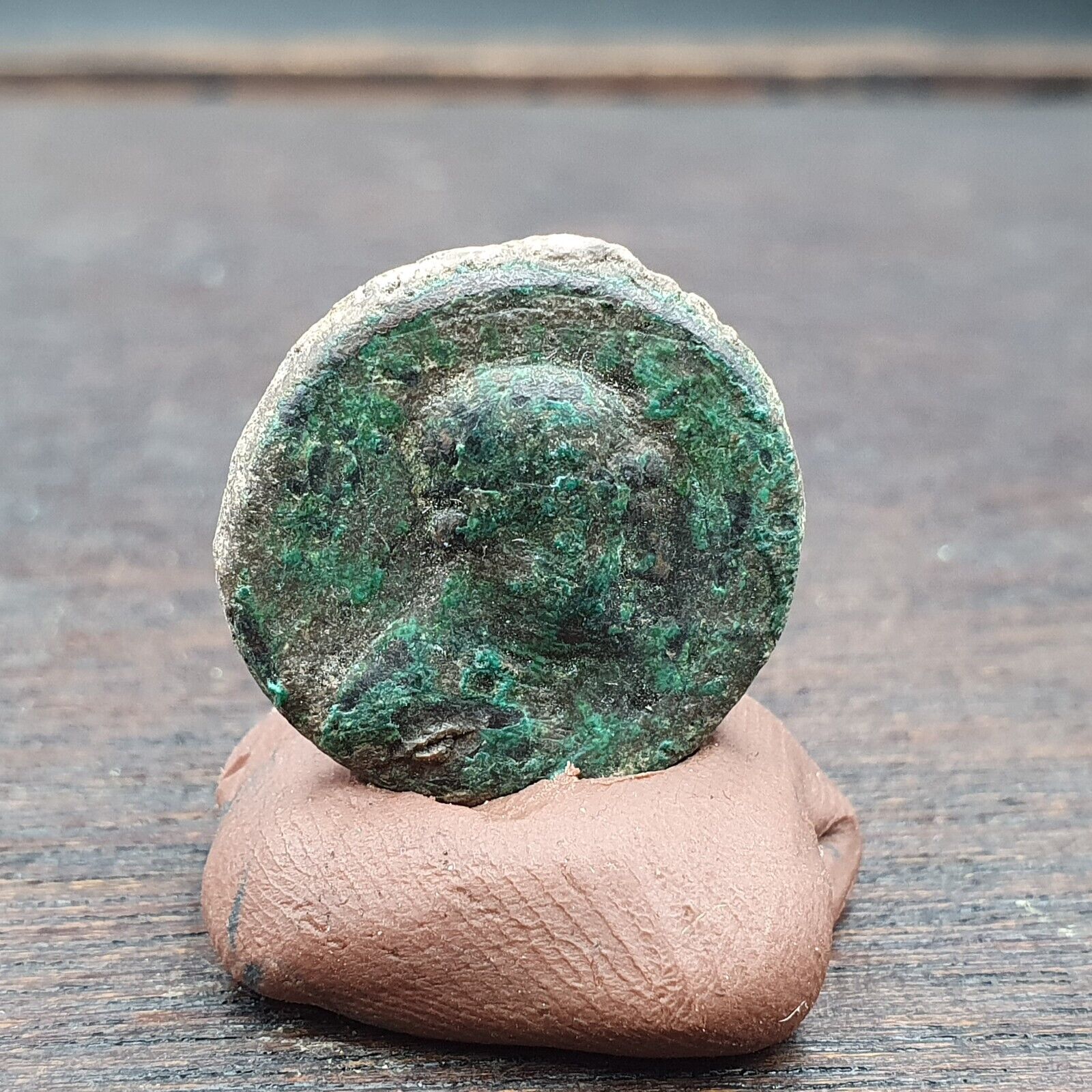 Genuine ANCIENT GREEK ROMAN BYZANTINE KUSHAN Coin Green Patina coin